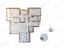 滨江一品苑4室2厅3卫户型图