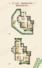 东林伴山名郡3室3厅4卫户型图