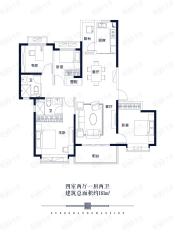 郑州恒大悦龙台4室2厅2卫户型图