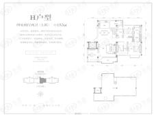 金地阅府4室2厅2卫户型图