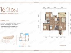 盛天东郡4室2厅2卫户型图