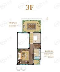 中海锦苑195平米别墅户型三层户型图