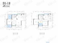 长房·万楼公馆4室3厅3卫户型图