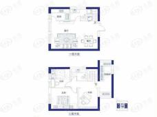 创智国际3室2厅2卫户型图