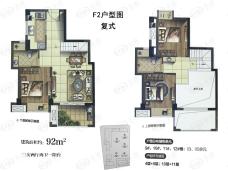 正祥奥园康都3室2厅2卫户型图