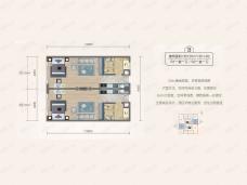 奥山光谷世纪城2室2厅2卫户型图