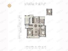 北大资源颐和江南4室2厅2卫户型图