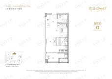 滨江one57滨江one57 G-5#-01soho户型户型图