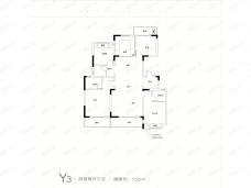 中建锦绣双城Y3户型户型图