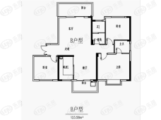 文星佳苑3室2厅1卫户型图