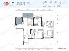 融创融公馆4室2厅2卫户型图