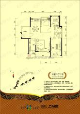 富虹上游城3室2厅2卫户型图