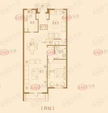 鲁商·运河公馆5室3厅1卫户型图