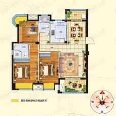 龙台二期桃源C1 户型户型图