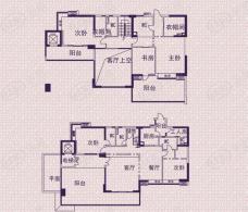 碧桂园凤凰城4室3厅2卫户型图