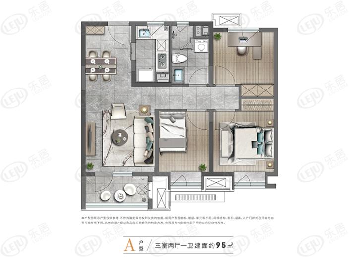 华润置地·万象府,在售户型区间95~125㎡.价格尚未公布 - 济宁乐居网