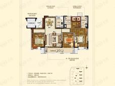 碧桂园龙游台4室2厅2卫户型图