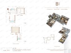 铂悦府B户型奇数层户型图