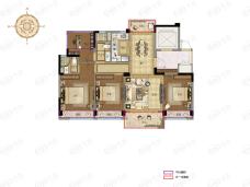 建德碧桂园望江臺4室2厅2卫户型图