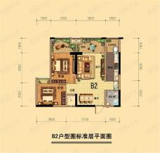 金山御景蓝湾B2-1户型户型图