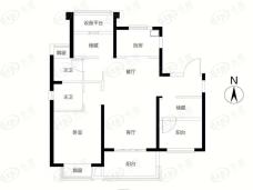 华润太湖新城万象府3室2厅2卫户型图