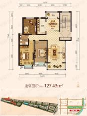 碧龙江畔C户型户型图