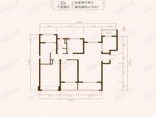 龙湖紫宸D2户型户型图