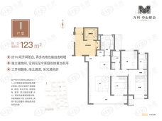 万科·中山都会I户型户型图