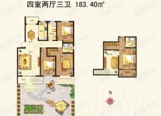 石家庄阳光里4室2厅3卫户型图