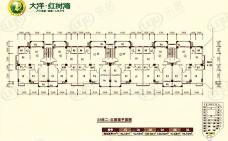 红树湾二期3室2厅2卫户型图