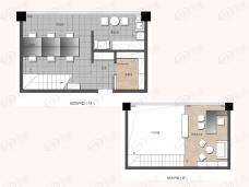 正点汇创意大厦2室户型图