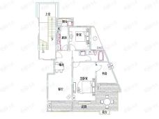 苏宁威尼斯水城3室2厅1卫户型图