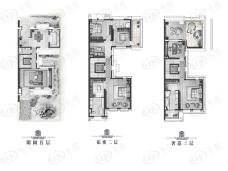 中海紫御别墅5室3厅3卫户型图