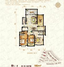 合庆东紫园4室2厅2卫户型图