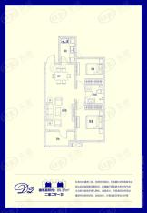 铂悦山D2户型户型图