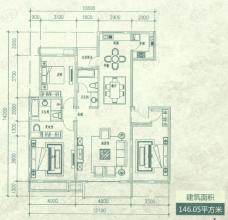 千金新城3室2厅2卫户型图