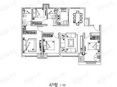 百脉悦府4室2厅2卫户型图