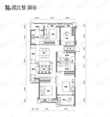 汉江梦1958·御府4室2厅2卫户型图