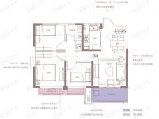 东原阅城B4|89—91㎡户型户型图
