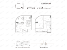 光和创谷3室2厅2卫户型图