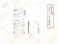 金鼎湾状元府3室2厅3卫户型图