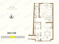 银亿公园壹号2室2厅1卫户型图