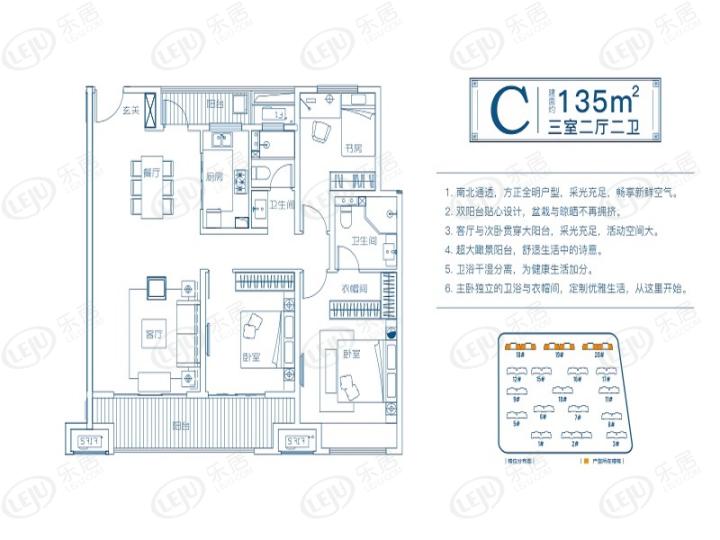 商丘普通住宅虞城建业·山水湖城,在售户型区间115~144㎡.