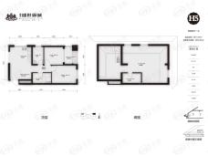 盛世御城H5带阁楼户型户型图