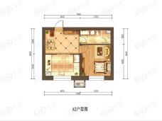 世茂新五里河1室1厅1卫户型图