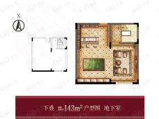 半岛印象花园4室2厅5卫户型图