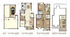 观山名筑3室2厅3卫户型图