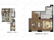 东原印长江4室2厅3卫户型图