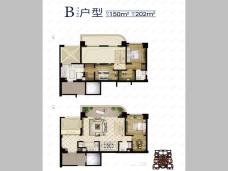 洋世达南滨特区3室2厅2卫户型图