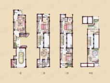 翠屏城3室2厅4卫户型图